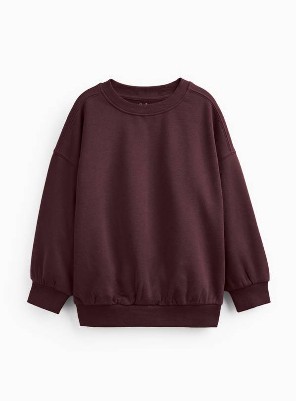 Dark Red Crew Neck Sweatshirt 11 years